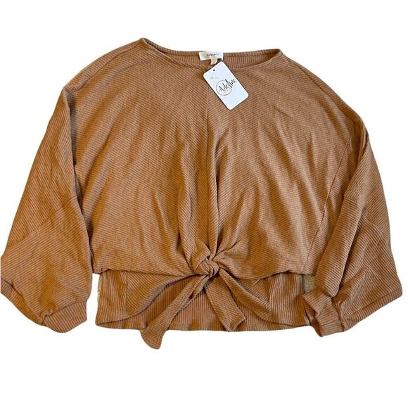 Casual Lightweight Front Knot Sweater - Picture 1 of 6